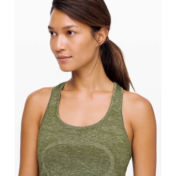 Lululemon Swiftly Speed Racerback Field Green Tank Top Sz S - Picture 4 of 8